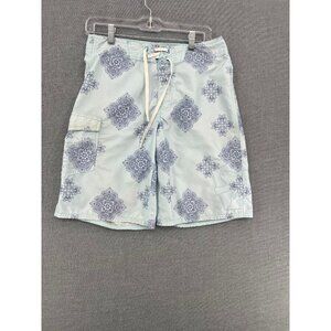 Vtg Gotcha Paisley Board Short Mens 28 Beach Swim Trunks Y2K Cargo Style Pocket